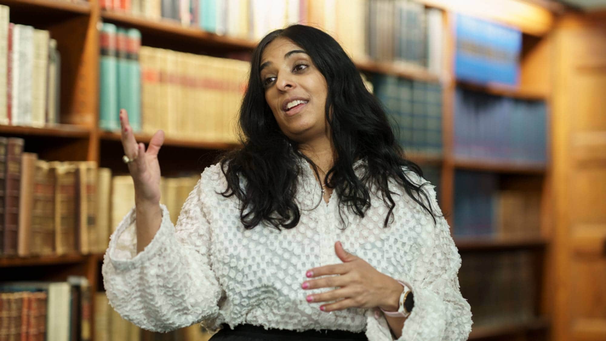 Kultur- og likestillingsminister Lubna Jaffrey