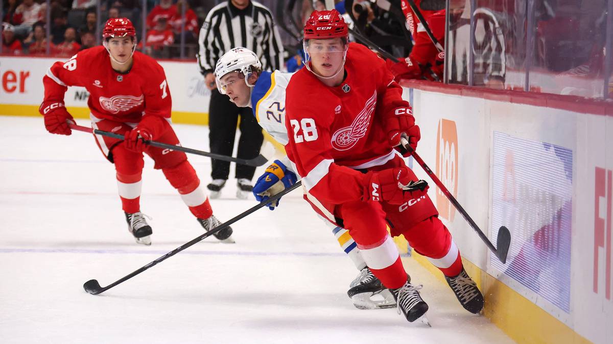 Femte strake seier for Brandsegg-Nygård og Red Wings