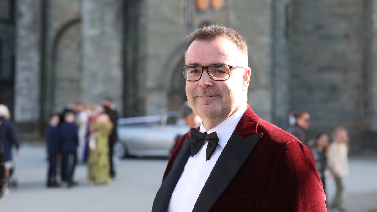 Ordf&oslash;reren leide Nidarosdomen til bursdagen sin