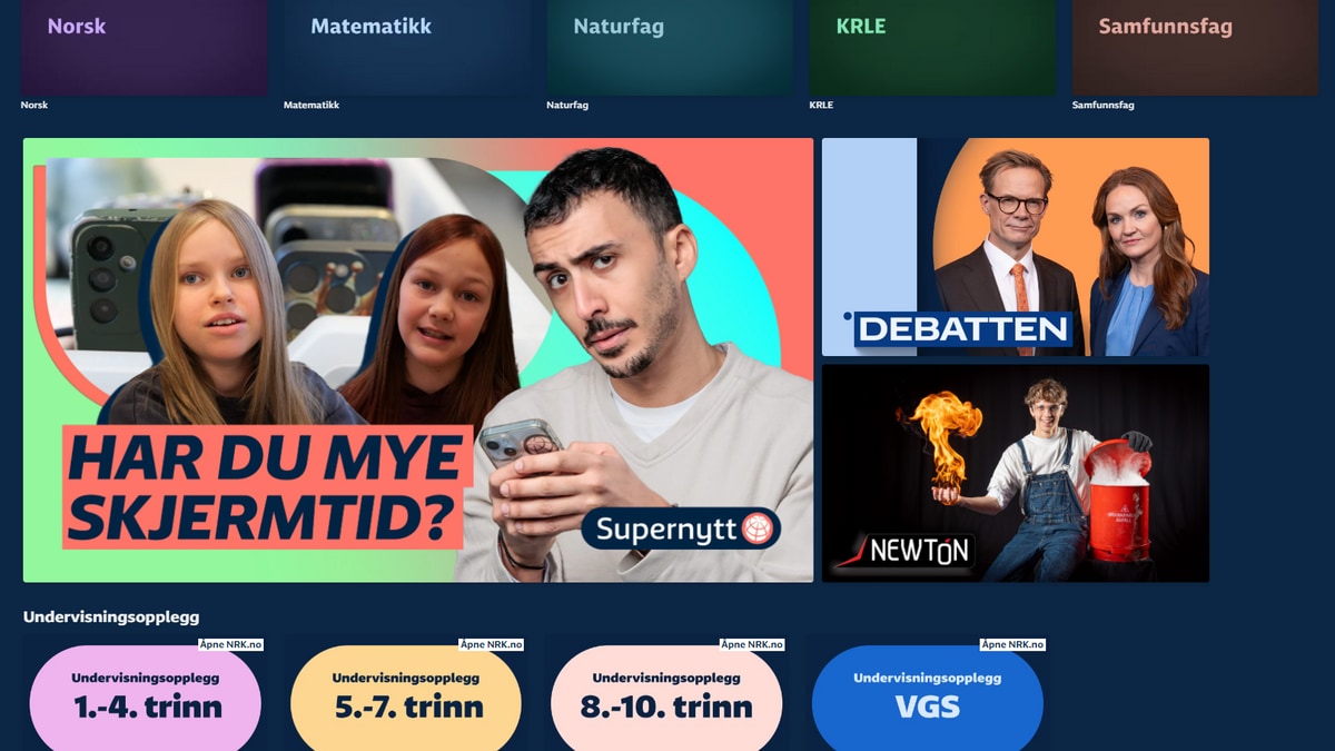 Nytt år og nye nettsider for NRK Skole – NRK Skole – Lærerike ...