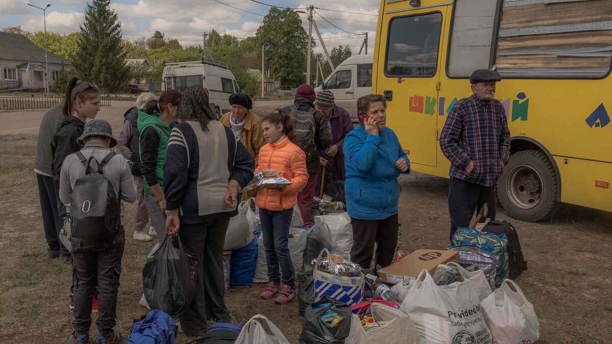 Harde kamper pågår i Kharkiv i Ukraina