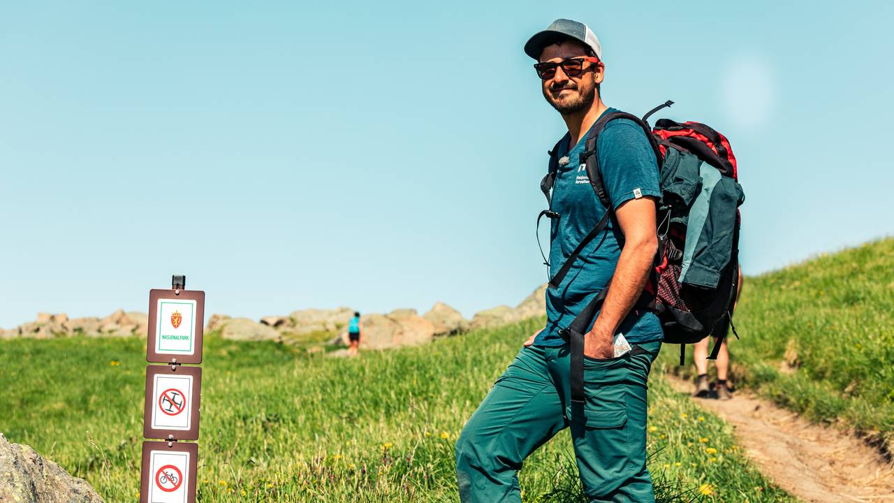 Ole-Jacob Kvalshaug er nasjonalparkforvalter
