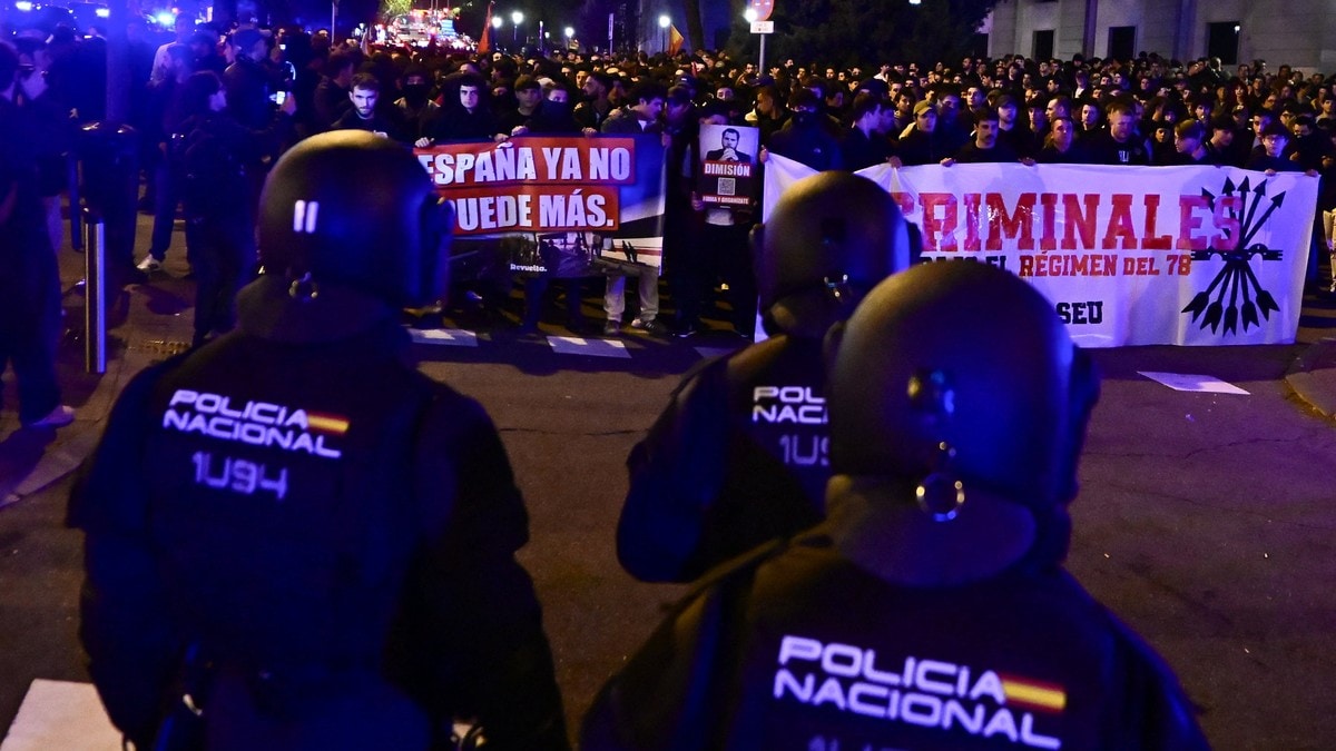 Demonstrasjoner i Madrid
