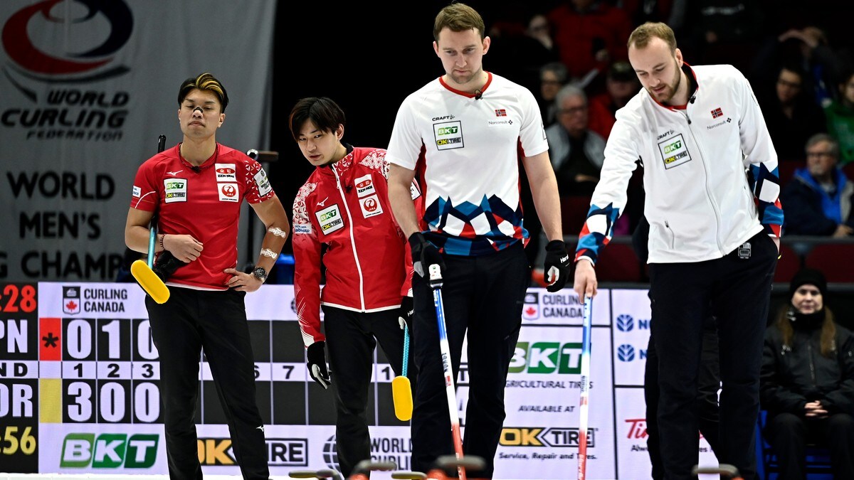 Semifinalen glapp for Norge i curling-VM