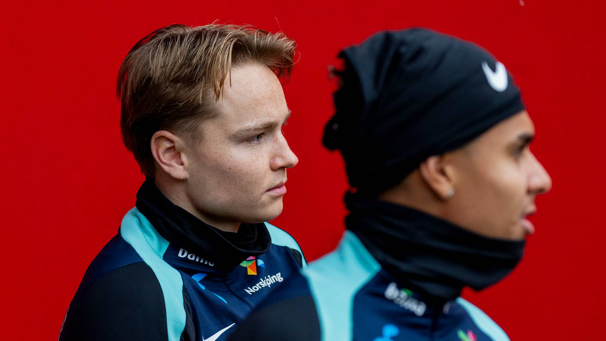 Andreas Schjelderup og Antonio Nusa