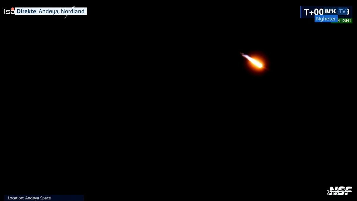 Oppskytningen fra Andøya: Har fått kontakt med satelitten