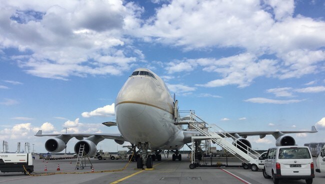Boeing 747-400, et av verdens største passasjerfly.