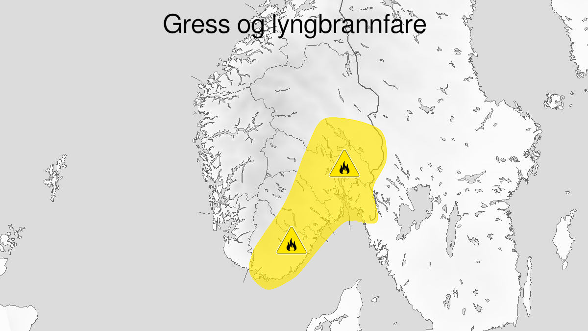 Venter gress- og lyngbrannfare i Agder