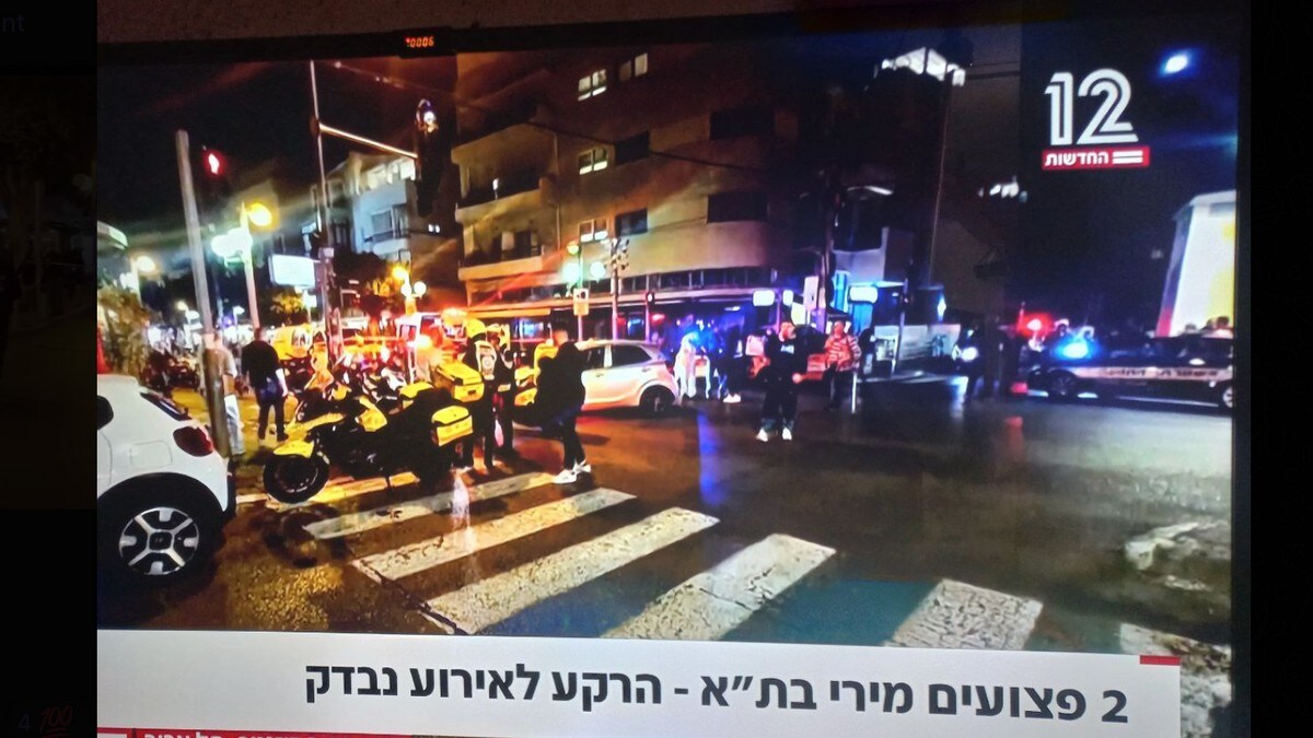 Tre personer skutt i Israel