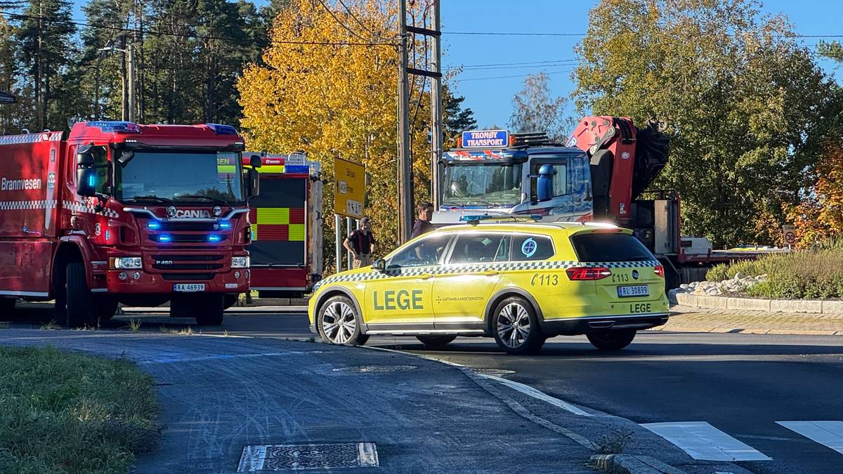 Alvorlig ulykke - syklist påkjørt av bil