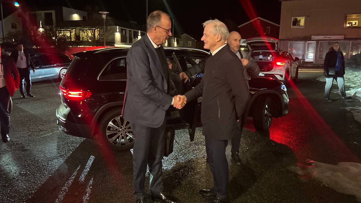 Merz og Støre på plass på Andøya