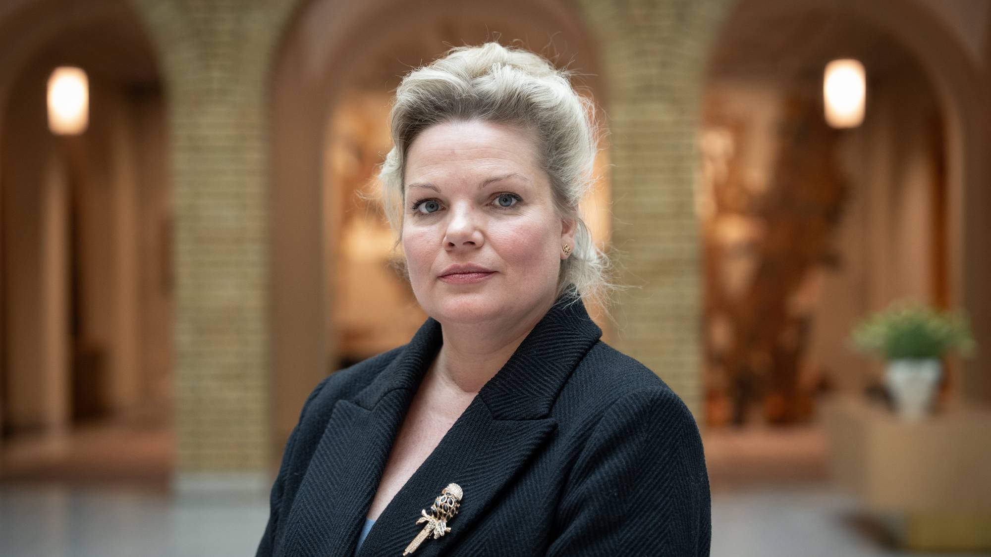 Frps stortingspresentant Silje Hjemdal i Vandrehallen i Stortinget