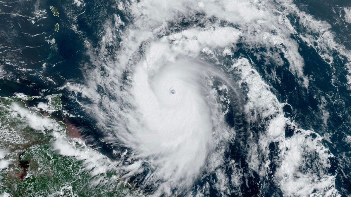 Orkanen Beryl har truffet Karibia