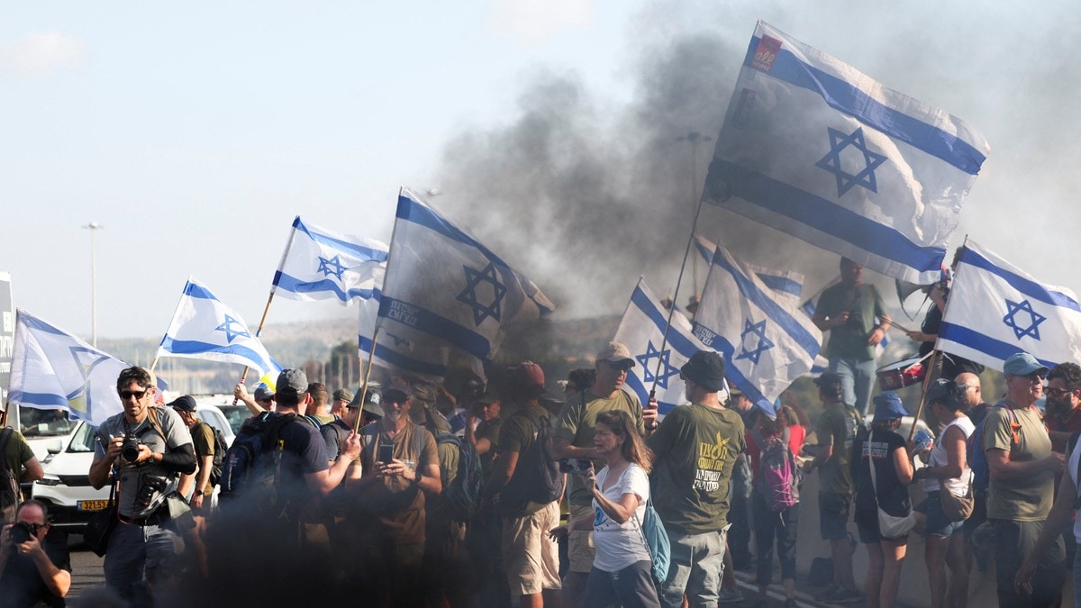 Store demonstrasjoner i Israel