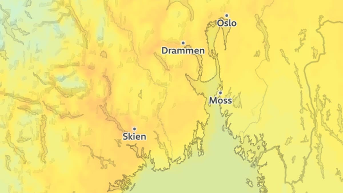 Opp mot 16 grader og sol på Østlandet