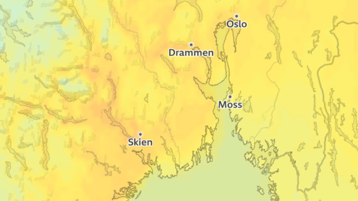 Opp mot 16 grader og sol på Østlandet