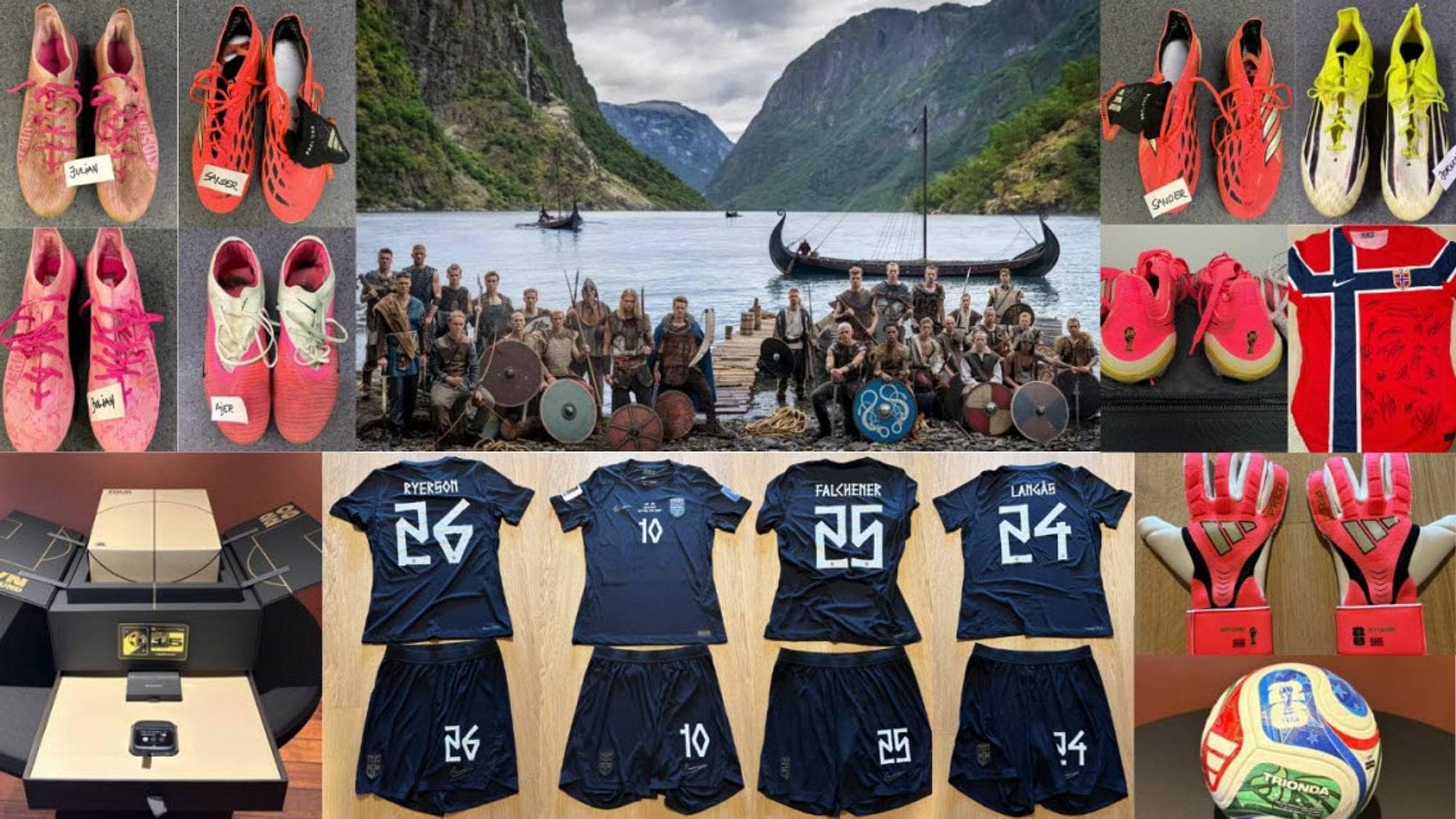 Drakter og fotballsko