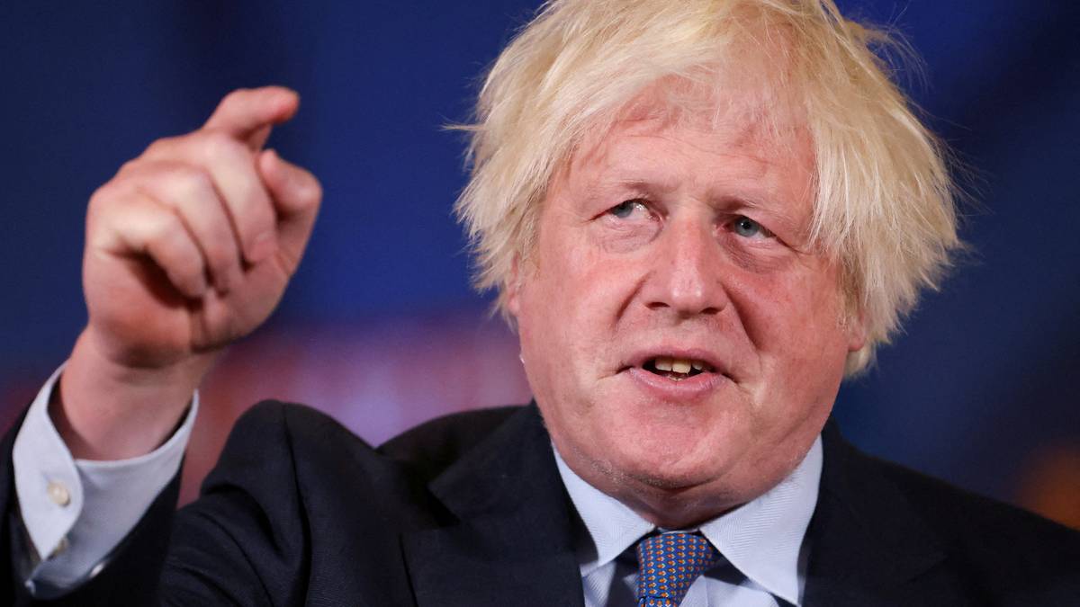 Boris Johnson i fri dressur