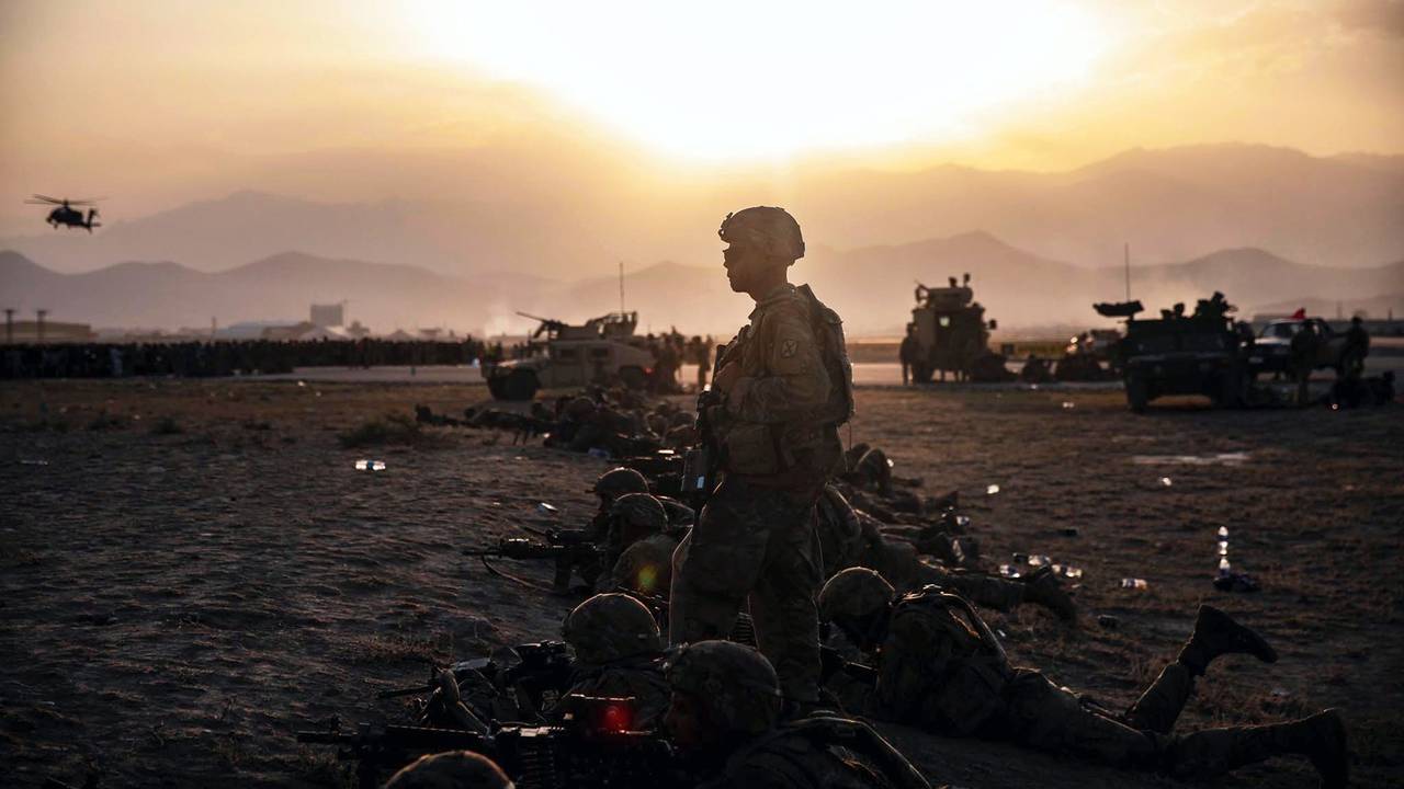 På det meste var 150.000 utenlandske styrker i Afghanistan.