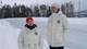 Knut Røsrud / NRK Sander Eitrem og Aurora Grinden Løvås i Nord-Odal.