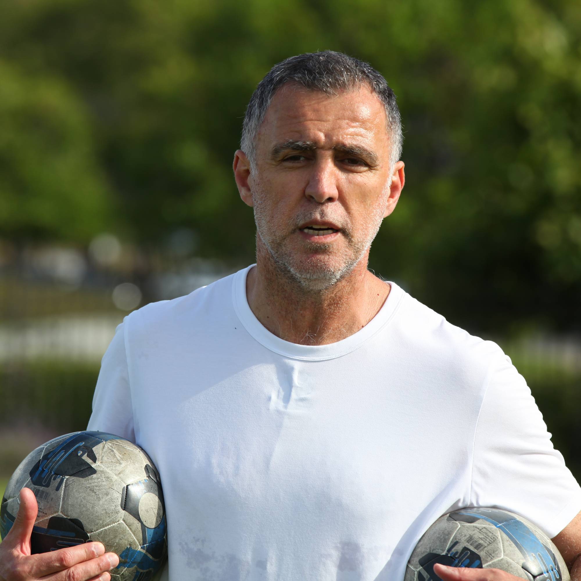 Hakan Sukur på trening.