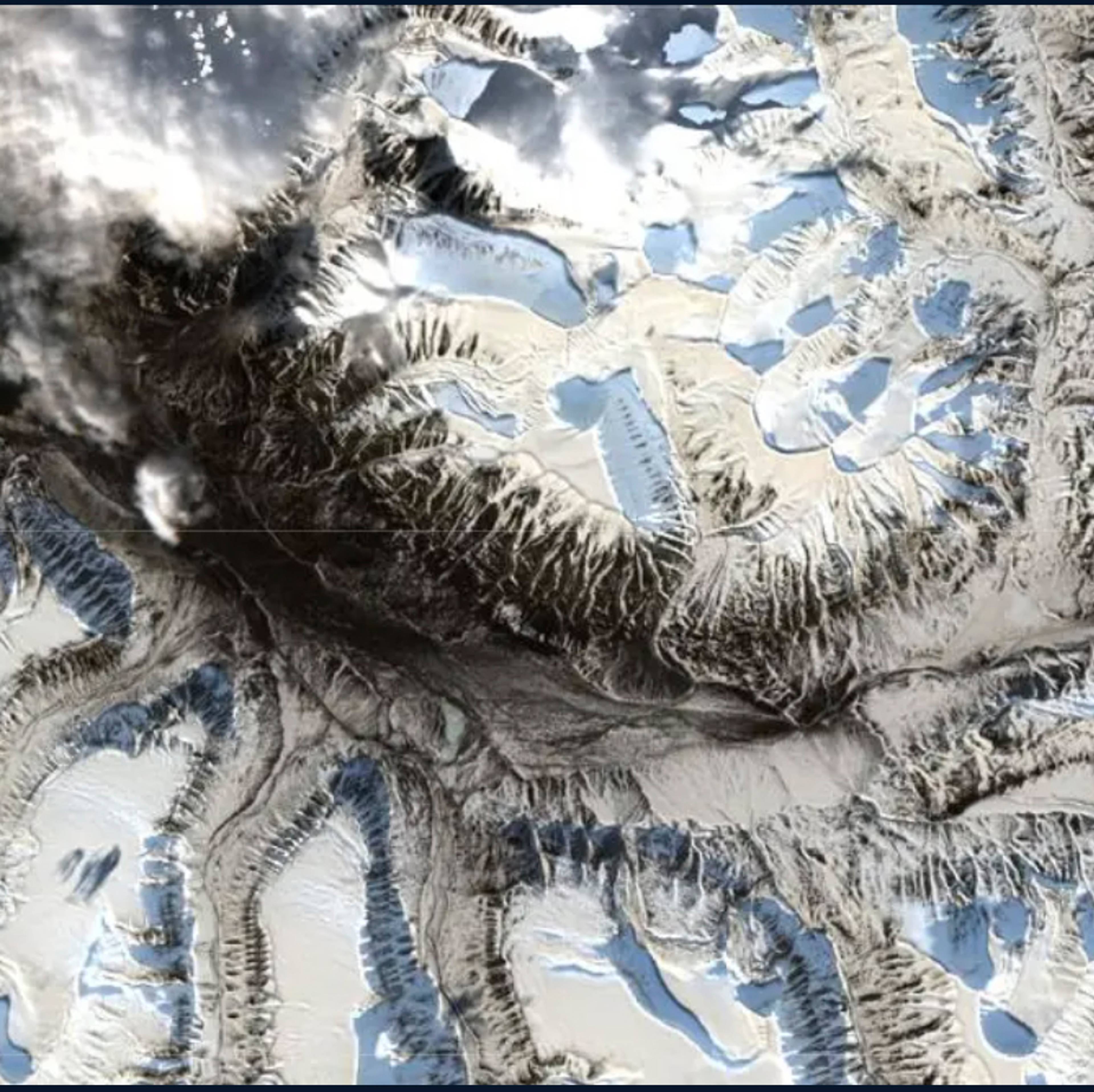 Satellittbilde fra Svalbard fra 20. april 2026.