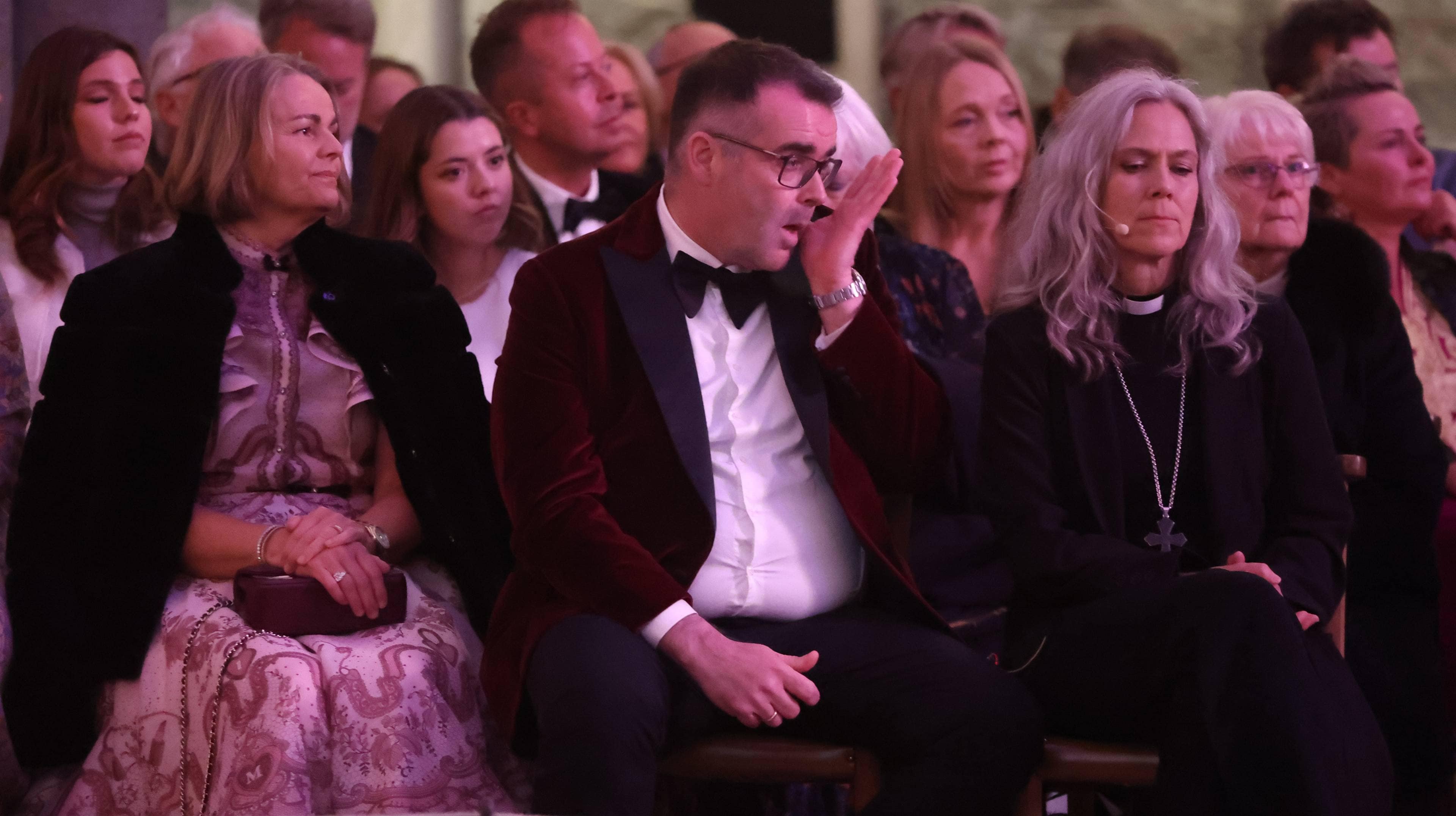 Kent Ranum og kona Anne Lise Antonsen Ranum sitter i Nidarosdomen