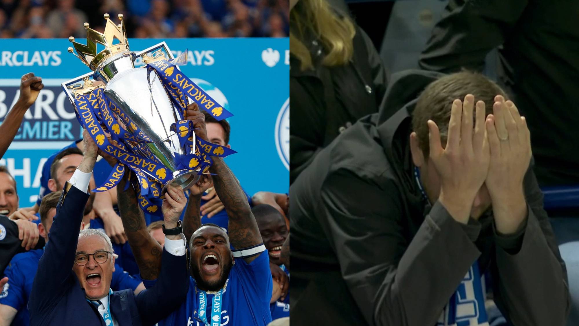 Leicester City store kontraster fra ligatittel til to nedrykk på rad