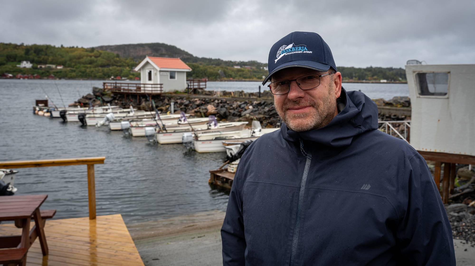 Mario Uebe, driver på Feskberja på Averøya