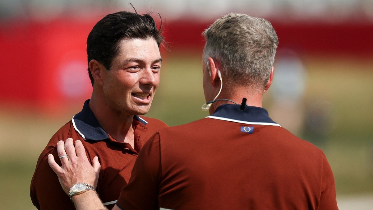 Skadetrøbbel for Hovland – må stå over neste duell i Ryder Cup