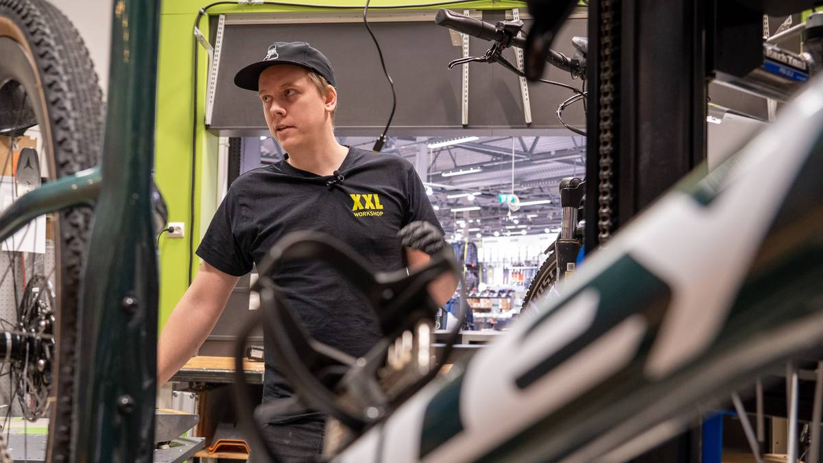 Kan bli først med fagbrev som sykkelmekaniker