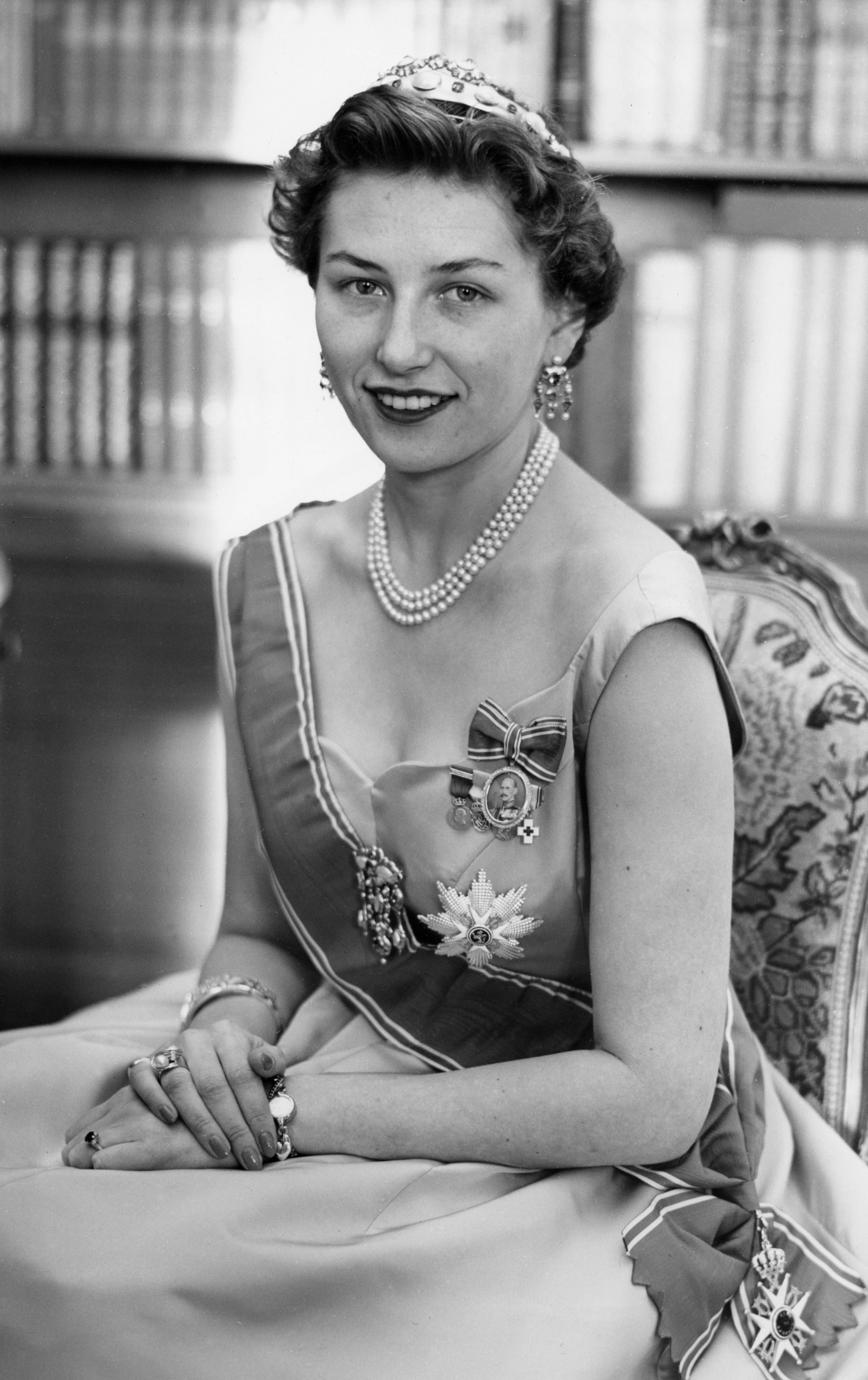 Prinsesse Astrid i gallakjole i 1957