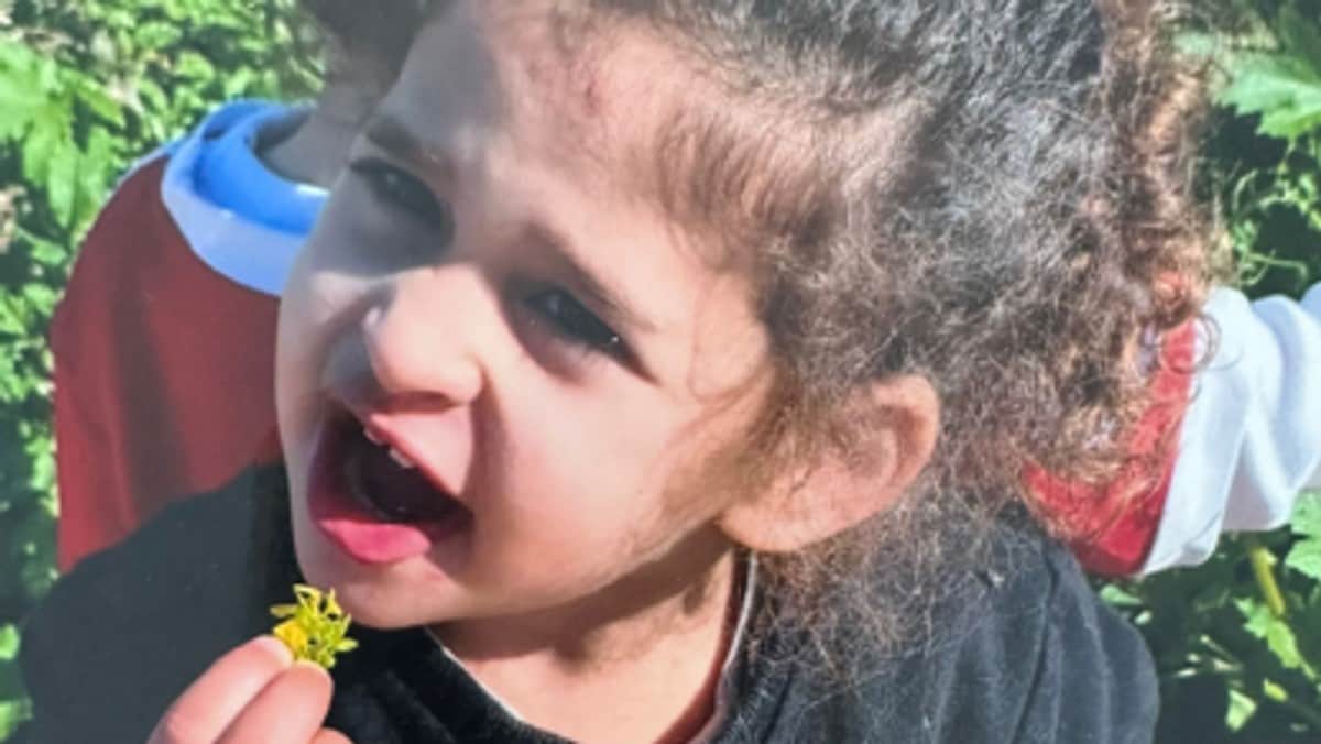 Amerikansk-israelske Abigail (4) så begge foreldrene bli drept – nå er hun fri