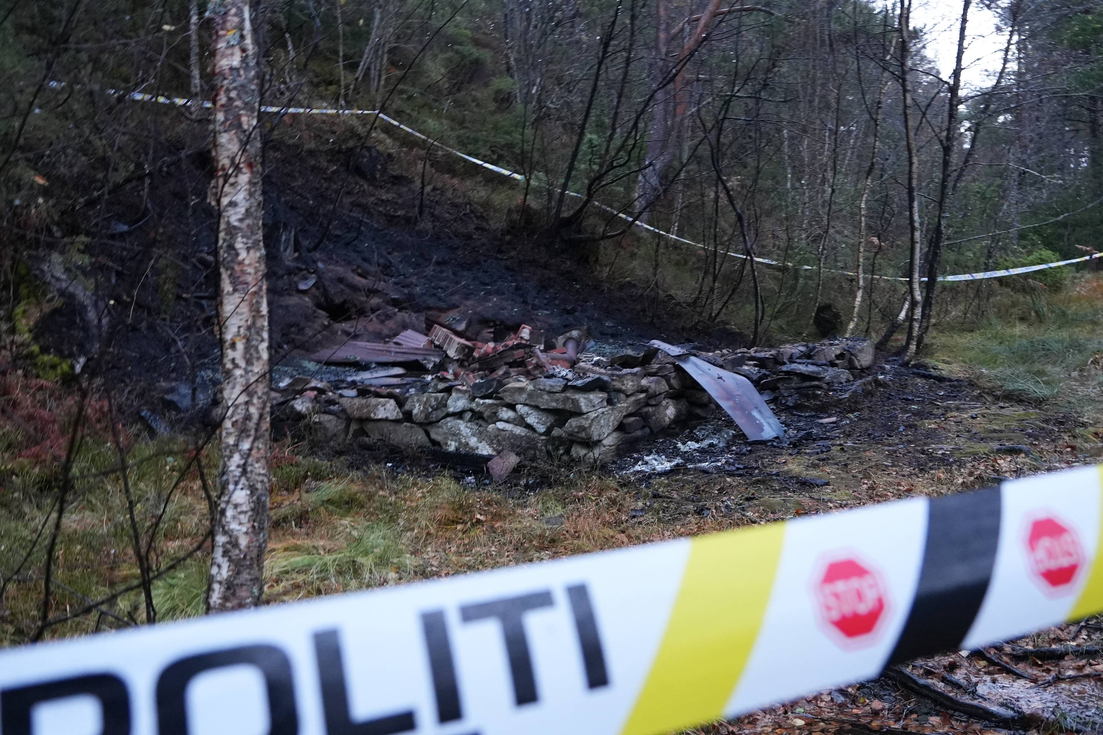 Politiet har sperra av området