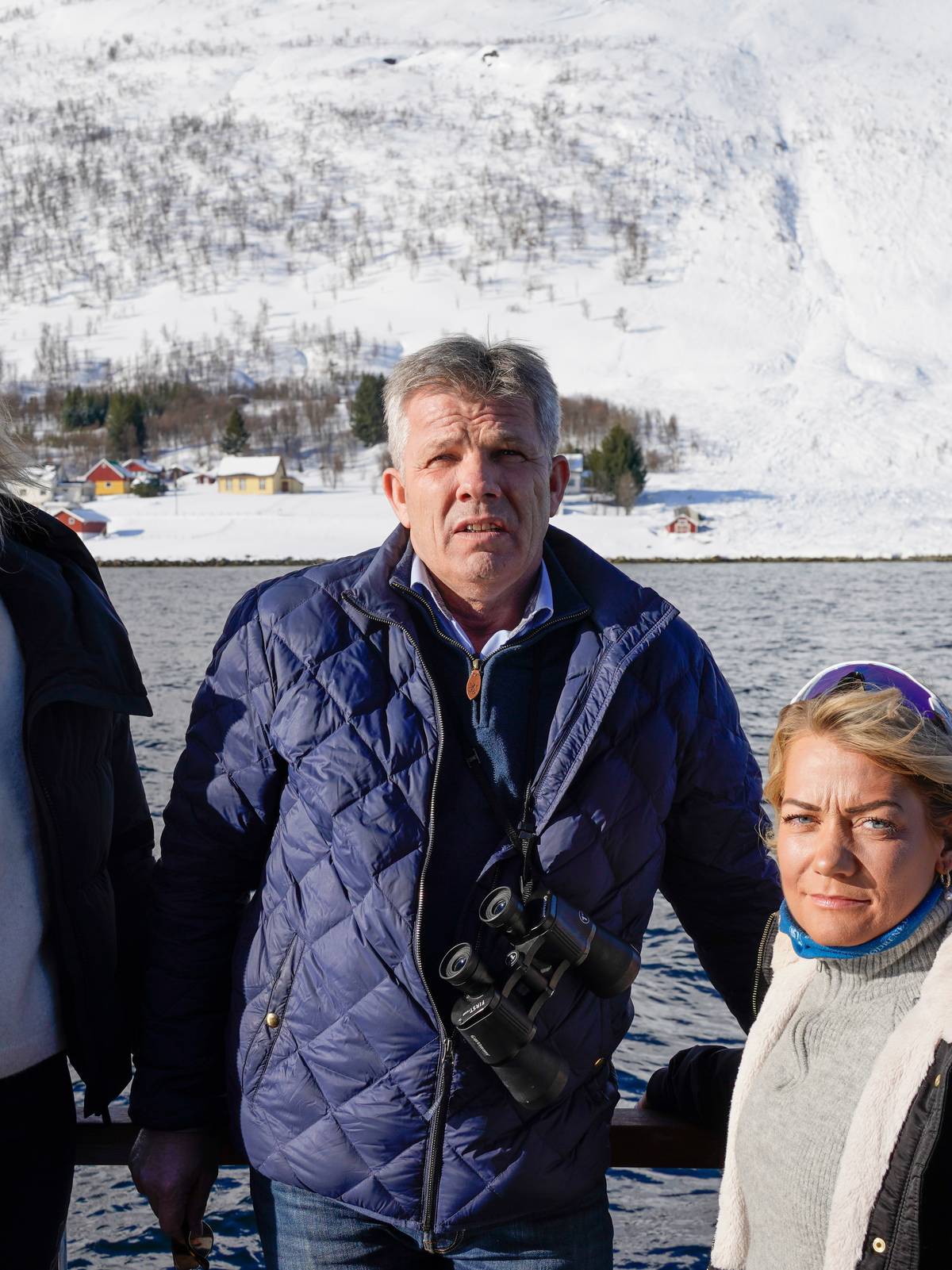 Statsråder ved skredområdet i Troms – Katastrofalt bilde bilde bilde