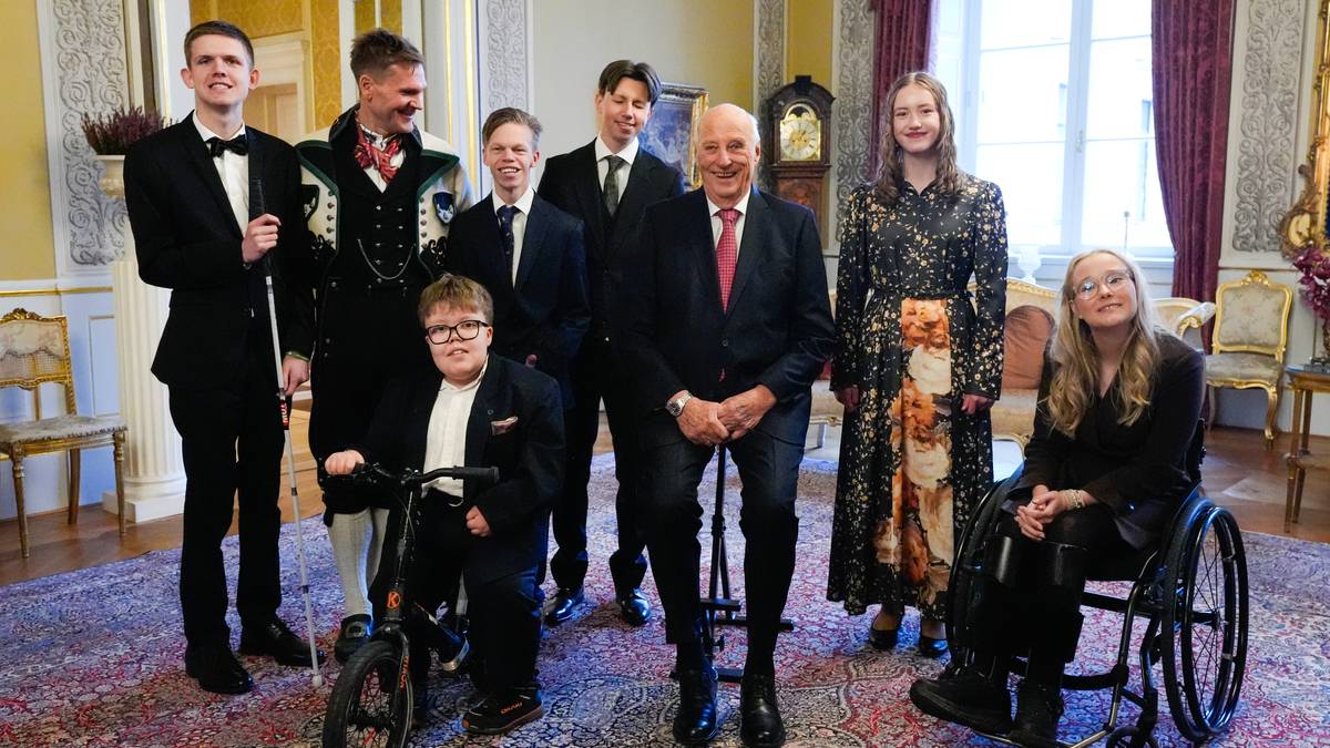 Her får «Team Pølsa» endelig møte kongen