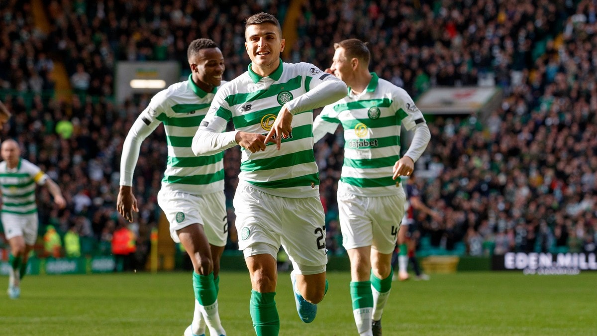 Elyounoussi scoret to for Celtic