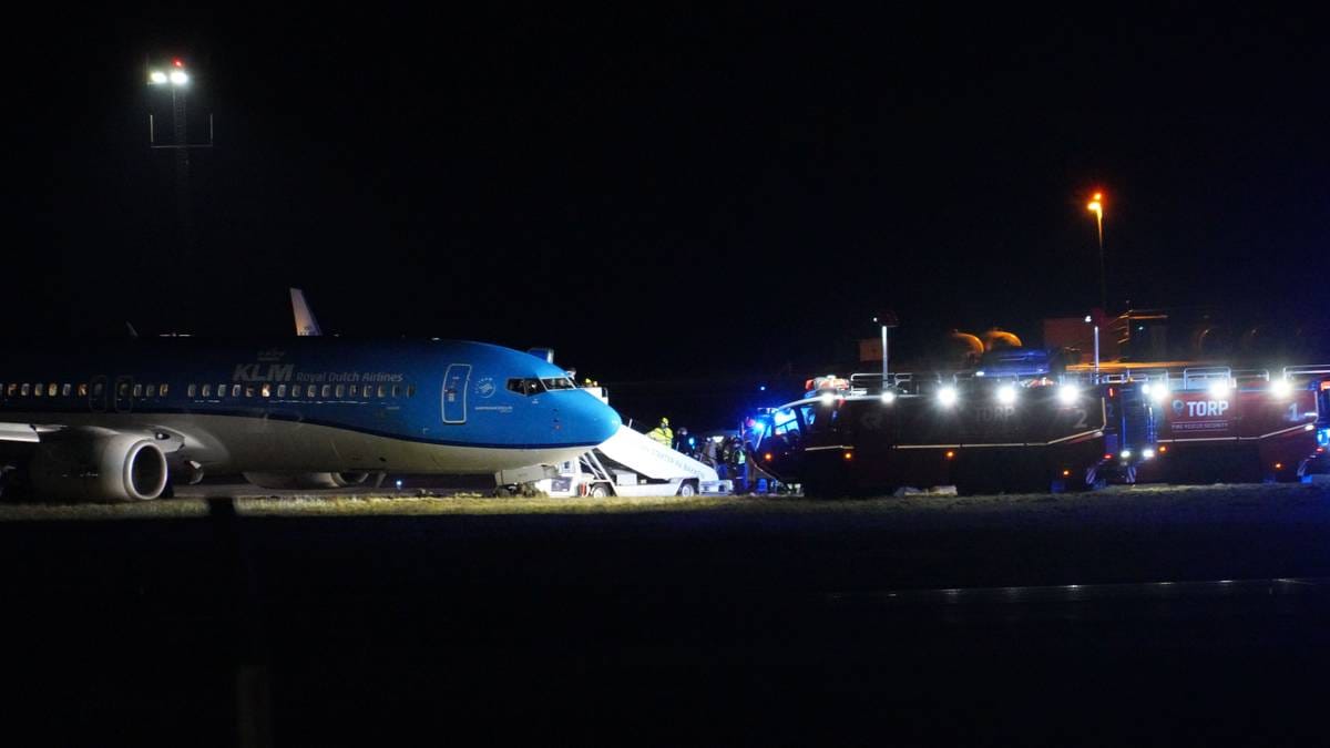 Passenger plane has made an emergency landing at Torp – NRK Vestfold and Telemark – Local news, TV and radio