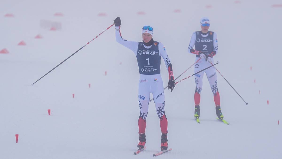 Intens brødreduell om NM-gullet – storebror spurtslo lillebror