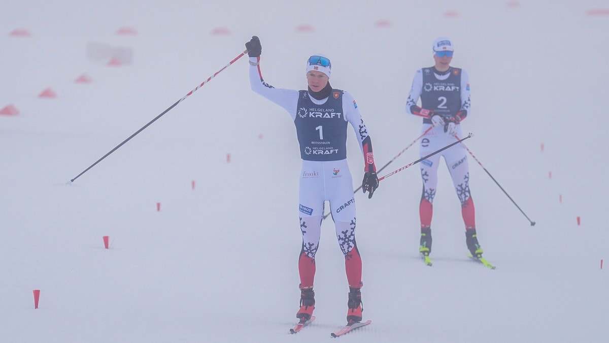 Intens brødreduell om NM-gullet – storebror spurtslo lillebror