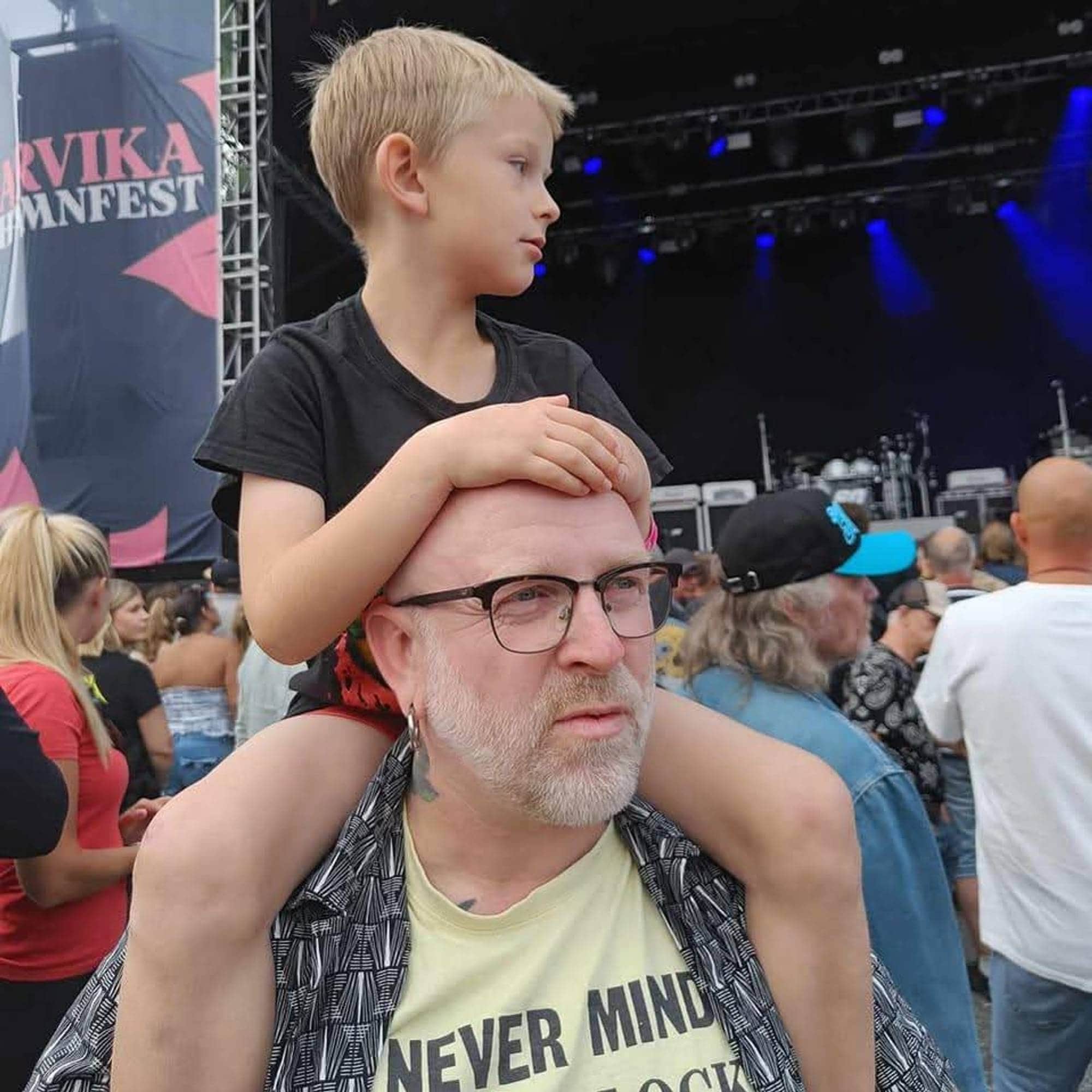 Thomas Øian Mårud og sonen