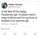 Politiet om falsk alarm