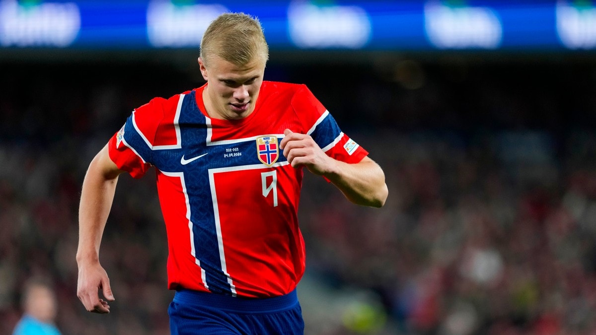 Haaland herjet – men var ikke Norges beste mot Danmark