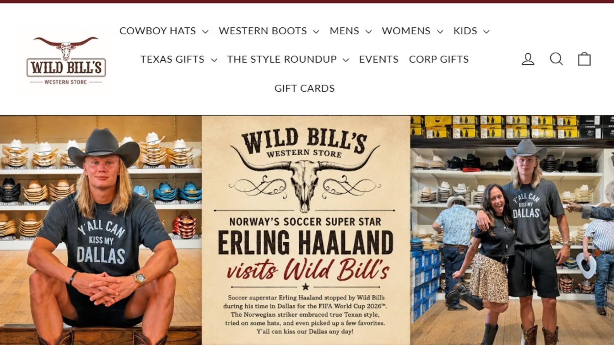 Haaland hos Wild Bill