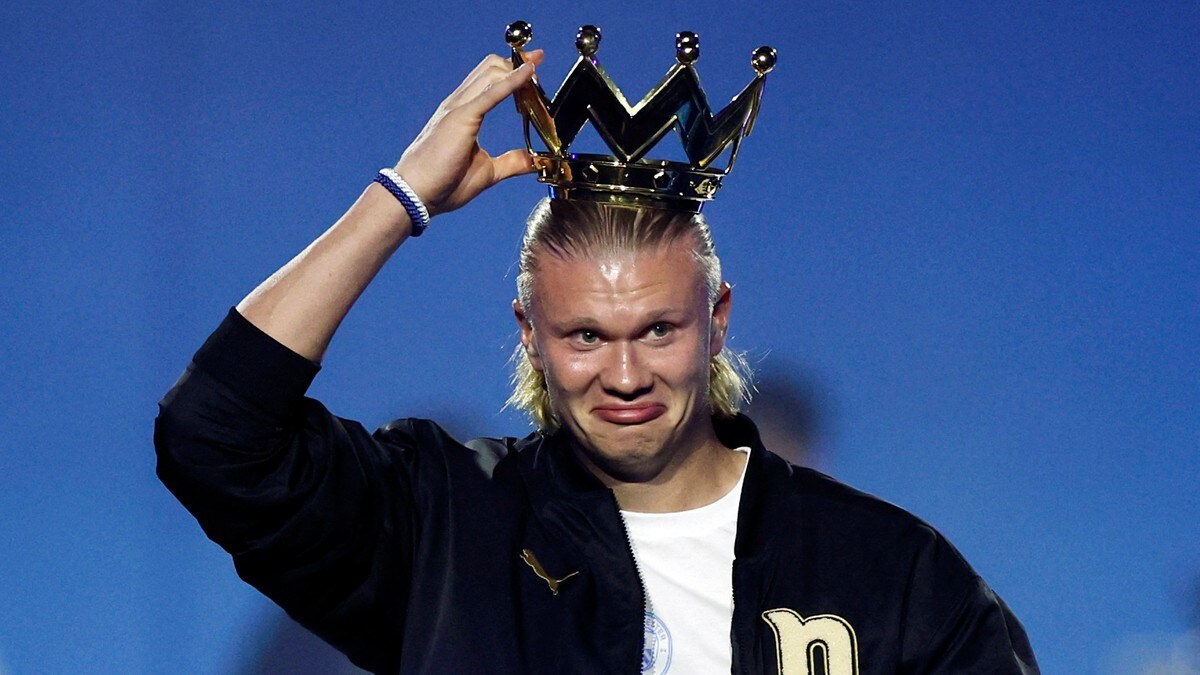 Haaland nominert til engelsk fotballs gjeveste pris