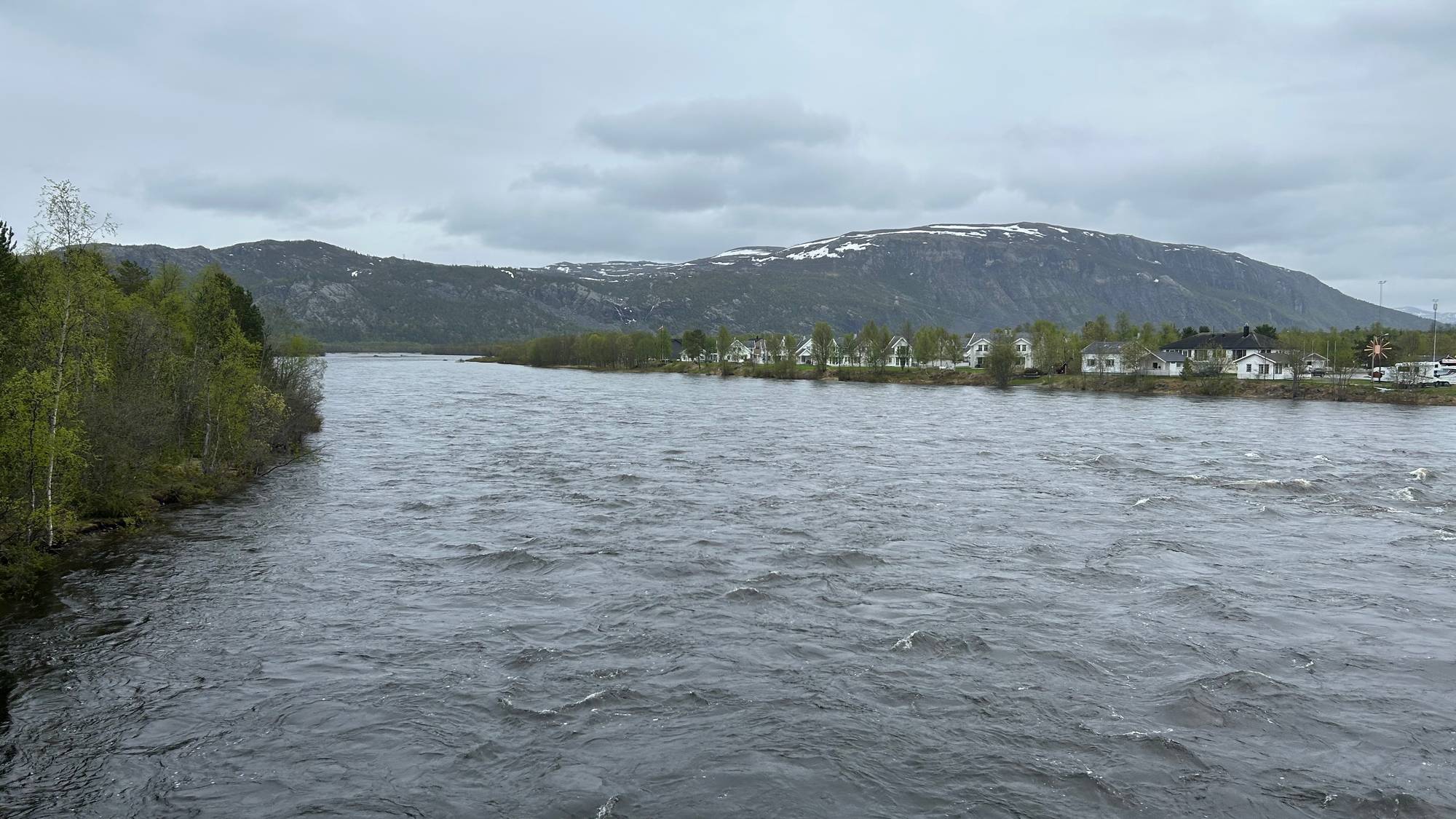 Altaelva under vårflommen 2026.