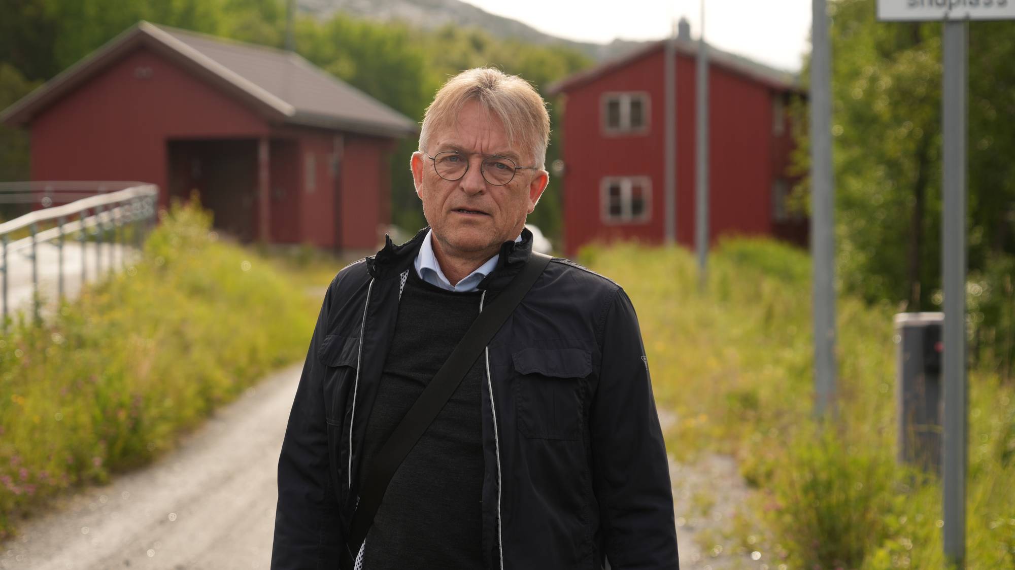 Odd Henriksen ved Oteråga Stasjon