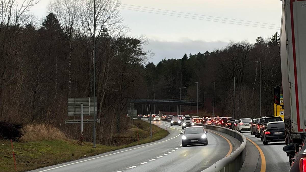 Full stans og lange køer på E18