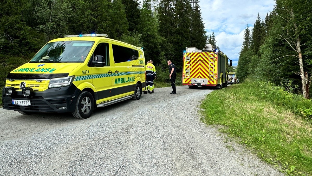 En person sendt til sykehus etter motocross-ulykke