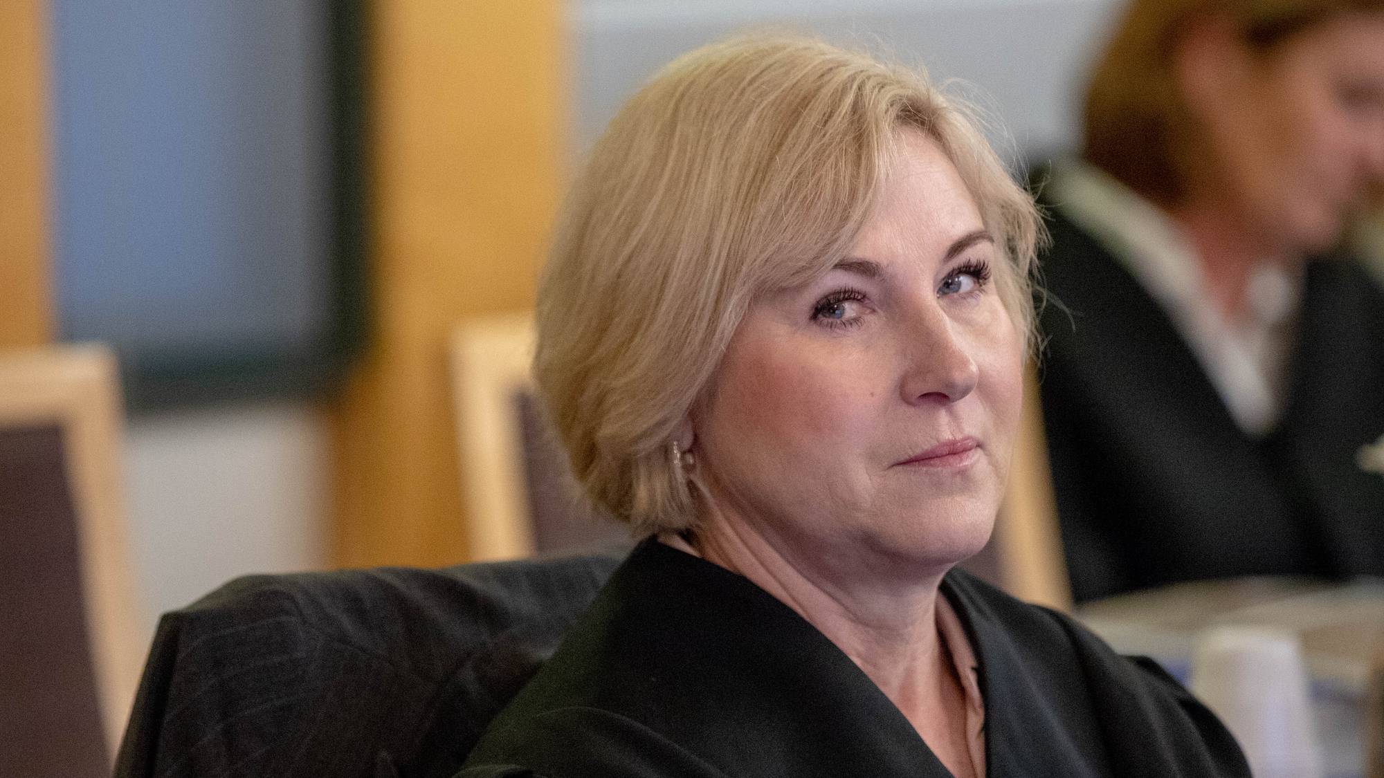 Advokat Monica Lindbeck i retten Oslo Tinghus